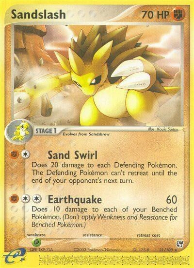 Image for Sandslash (21/100) [Sandstorm]
