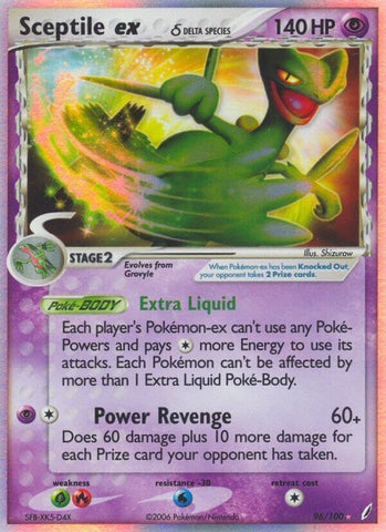 Image for Sceptile ex (Delta Species) (96/100) [Crystal Guardians]