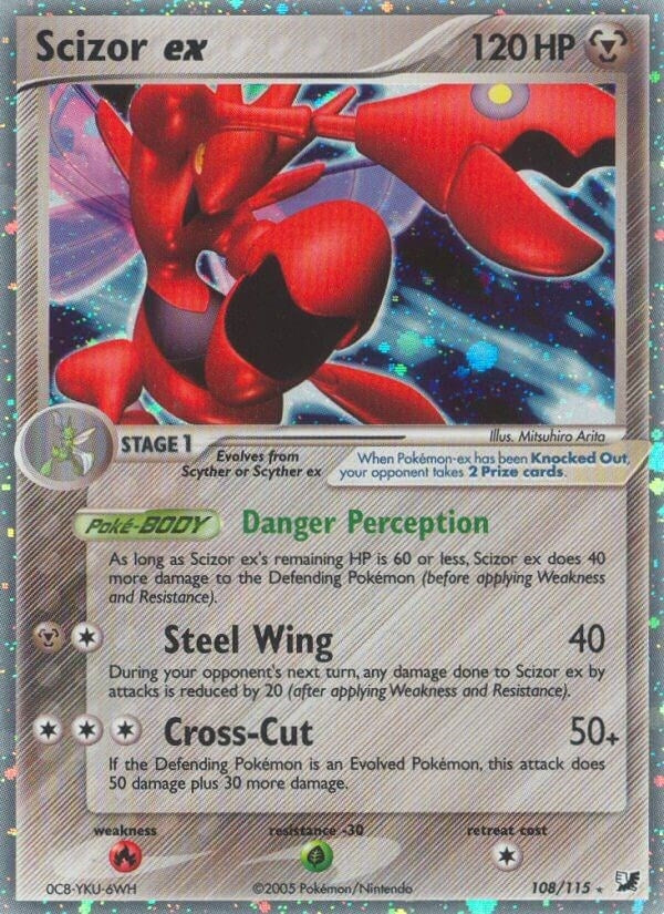Image for Scizor ex (108/115) [Unseen Forces]