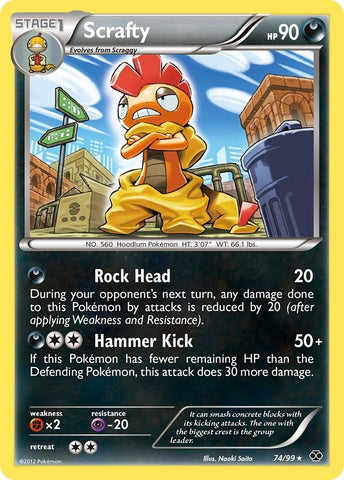 Image for Scrafty (74/99) - Pokemon