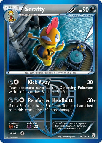 Image for Scrafty (Team Plasma) (86/135) [Plasma Storm]