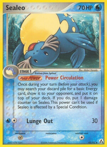 Image for Sealeo (43/92) - Pokemon