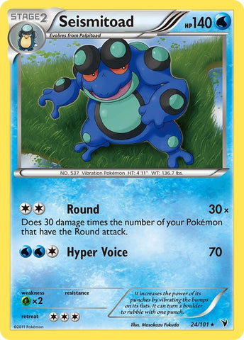 Image for Seismitoad (24/101) - Pokemon