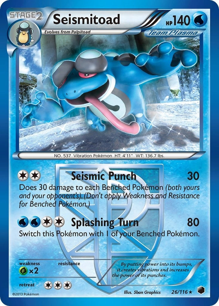 Image for Seismitoad (Team Plasma) (26/116) [Plasma Freeze]