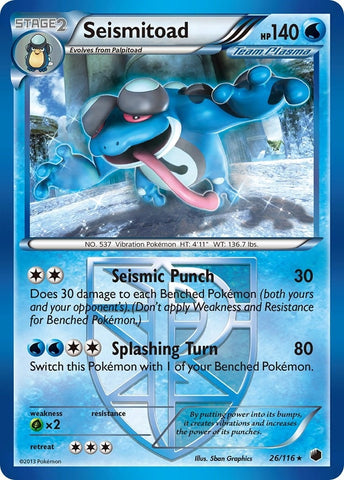 Image for Seismitoad (Team Plasma) (26/116) [Plasma Freeze]