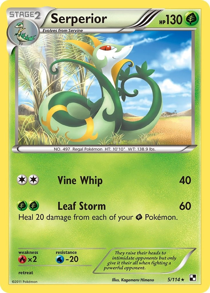 Image for Serperior (5) (5/114) [Black and White]
