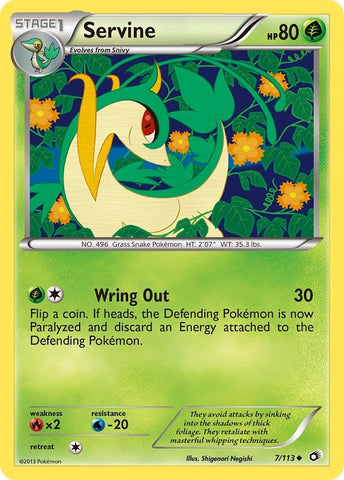 Image for Servine (7/113) - Pokemon