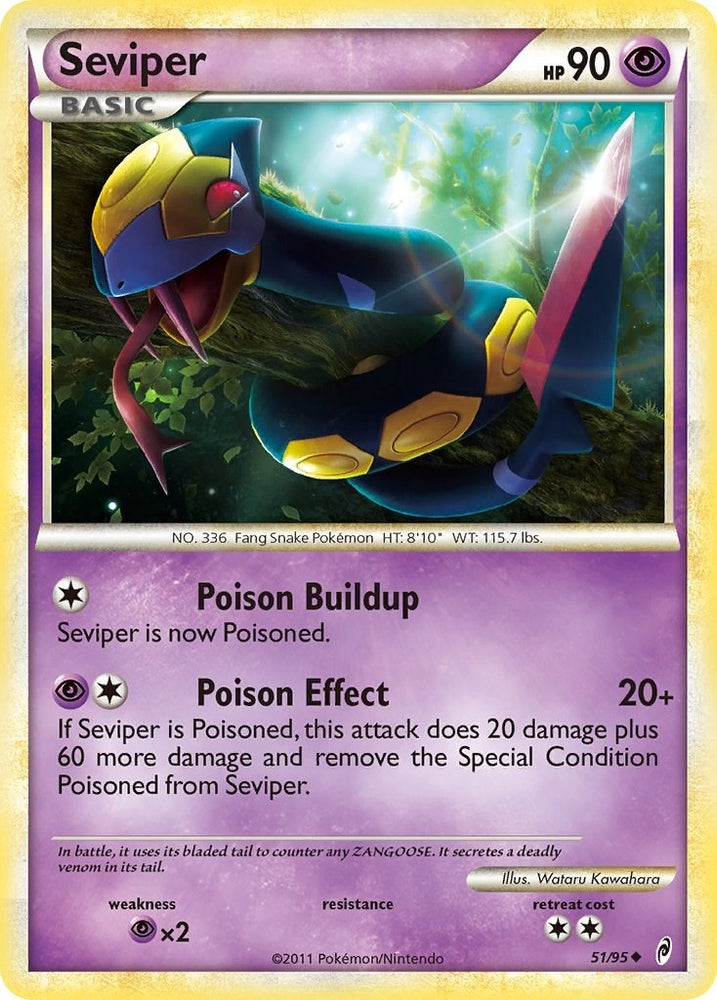 Image for Seviper (51/95) - Pokemon