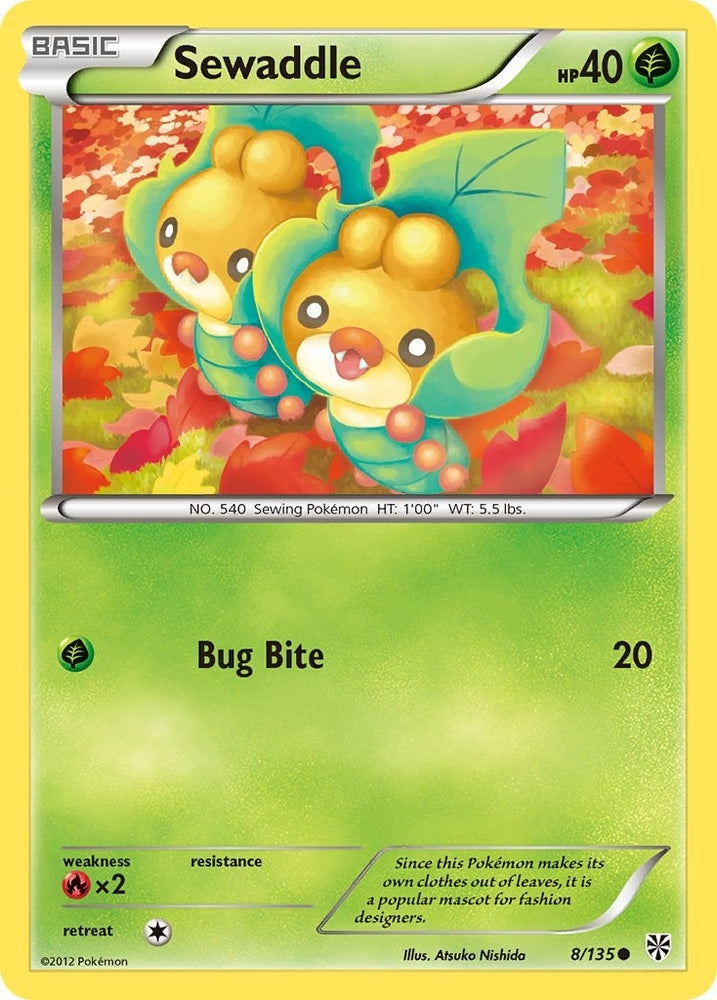 Image for Sewaddle (8/135) [Plasma Storm]