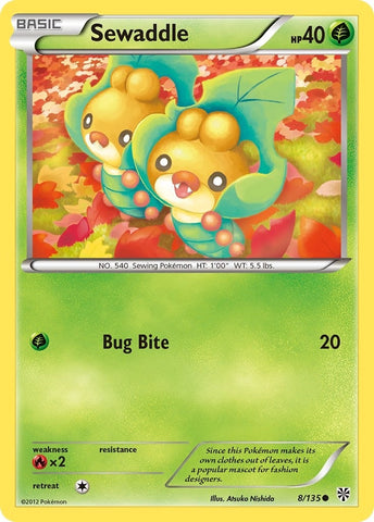 Image for Sewaddle (8/135) [Plasma Storm]