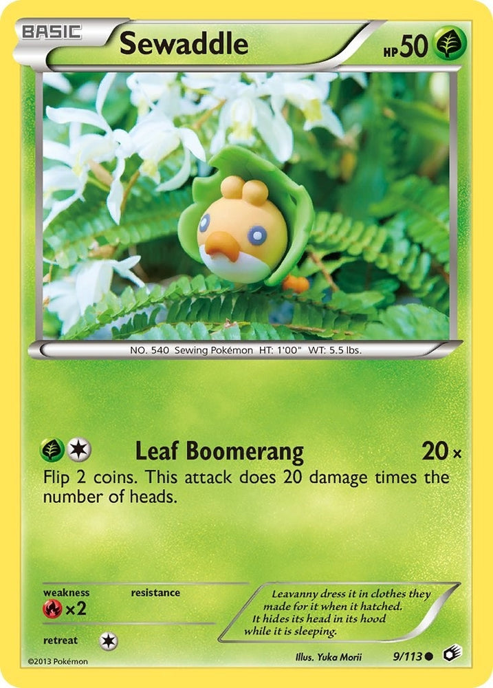 Image for Sewaddle (9) (9/113) [Legendary Treasures]