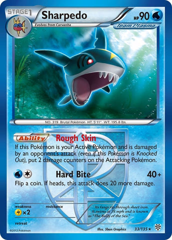 Image for Sharpedo (Team Plasma) (33/135) [Plasma Storm]