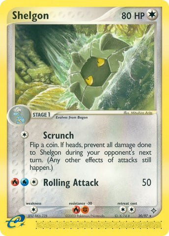 Image for Shelgon (20/97) - Pokemon