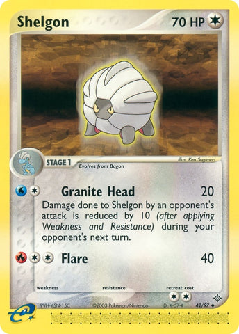 Image for Shelgon (42/97) - Pokemon