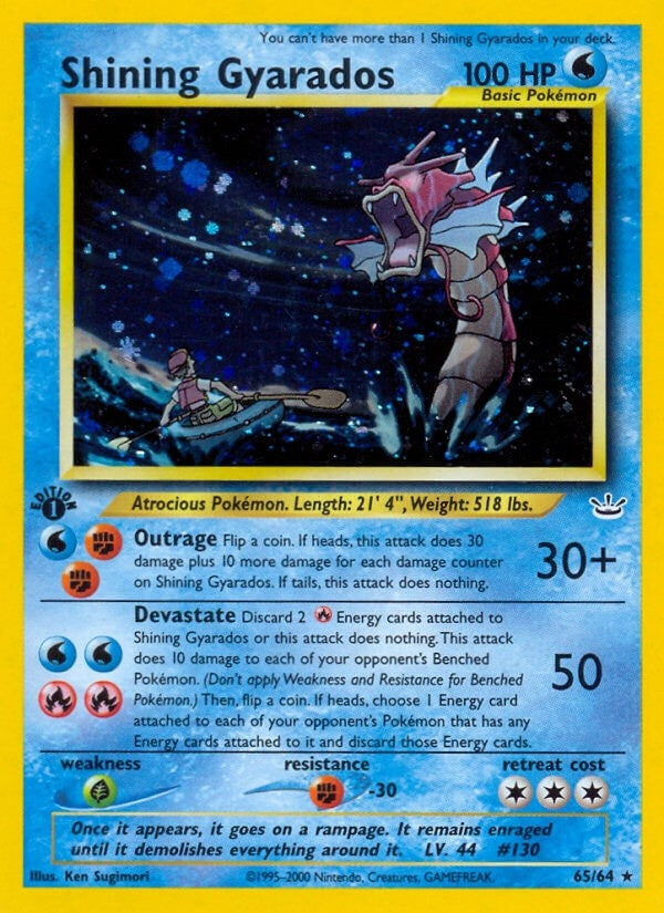 Image for Shining Gyarados (65/64) [Neo Revelation]