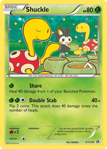 Image for Shuckle (3/113) [Legendary Treasures]