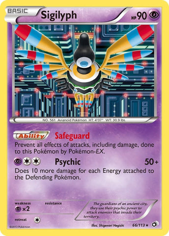 Image for Sigilyph (66/113) - Pokemon