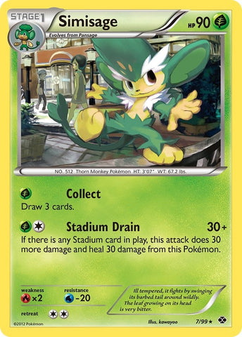 Image for Simisage (7/99) - Pokemon