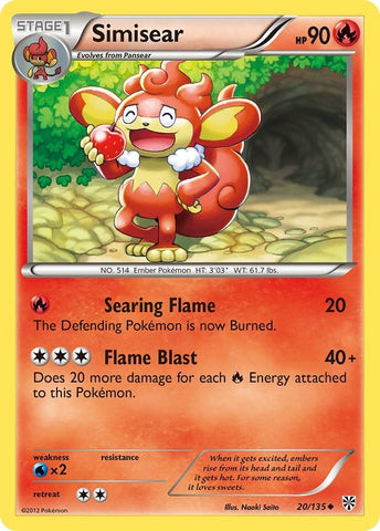 Image for Simisear (20/135) [Plasma Storm]
