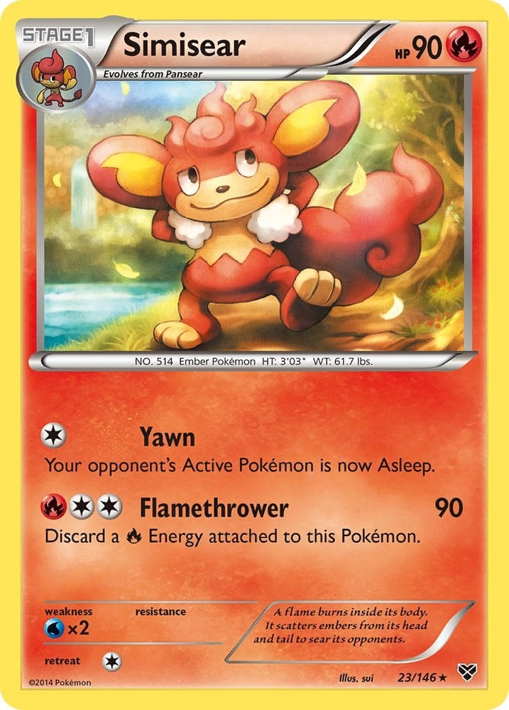 Image for Simisear (23/146) [XY Base Set]