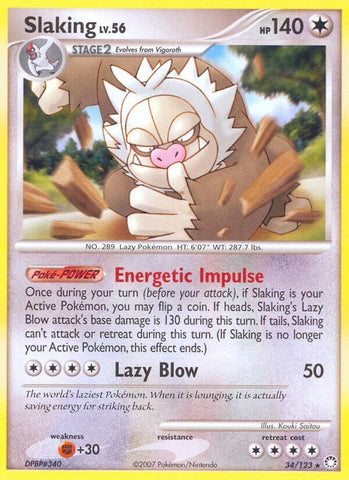 Image for Slaking (34/123) - Pokemon