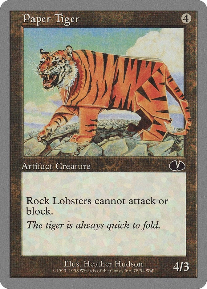 Image for Paper Tiger (78) [Unglued]