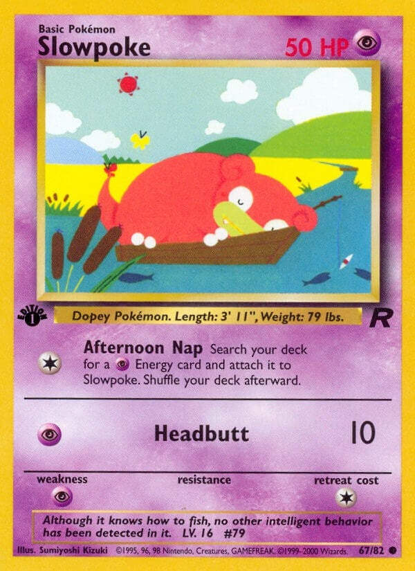 Image for Slowpoke (67/82) [Team Rocket]