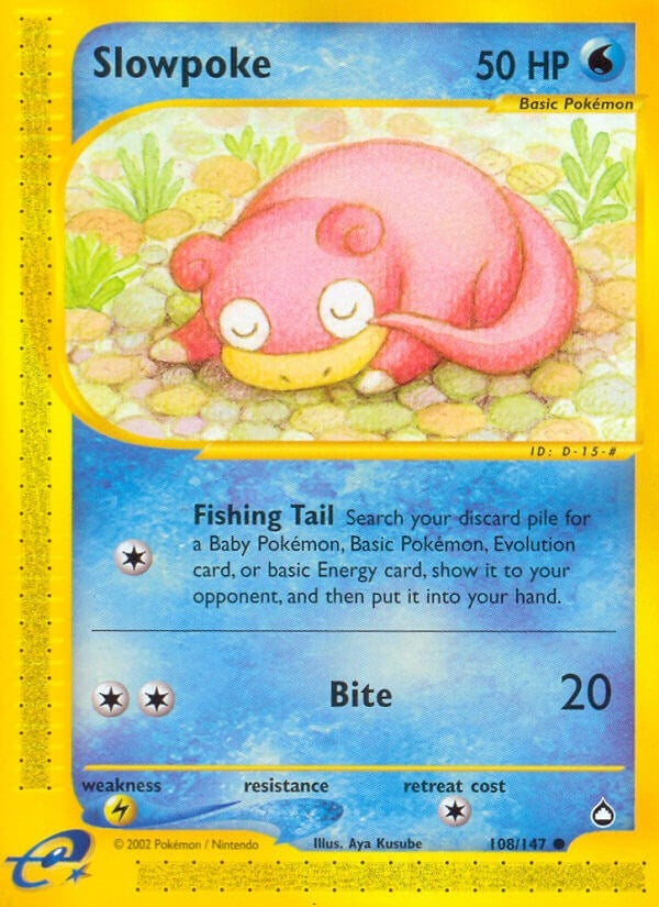 Image for Slowpoke (108/147) [Aquapolis]