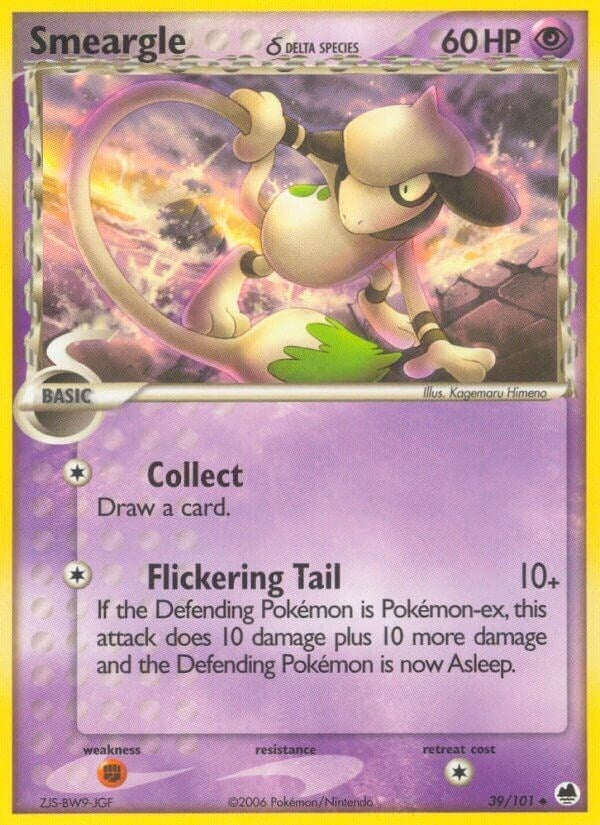 Image for Smeargle (Delta Species) (39/101) [Dragon Frontiers]