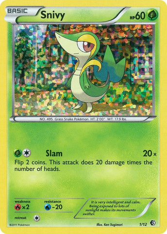 Image for Snivy (001/012) - Pokemon