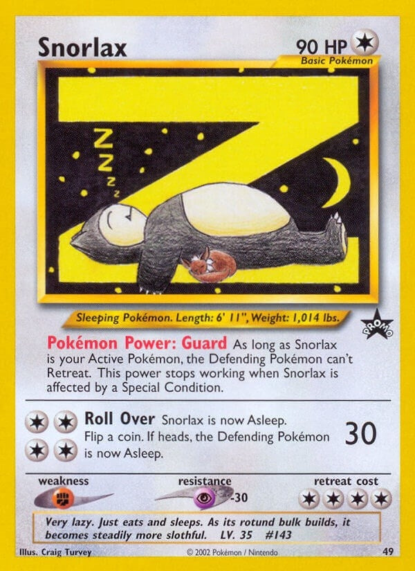 Image for Snorlax (49/53) [WoTC Promo]