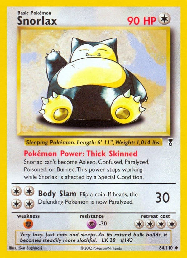Image for Snorlax (064/110) [Legendary Collection]