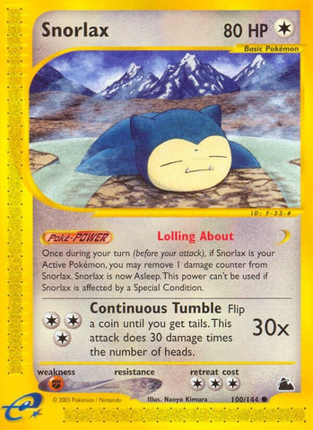 Image for Snorlax (100/144) [Skyridge]