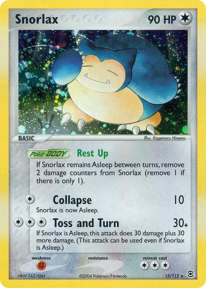 Image for Snorlax (15/112) [FireRed & LeafGreen]