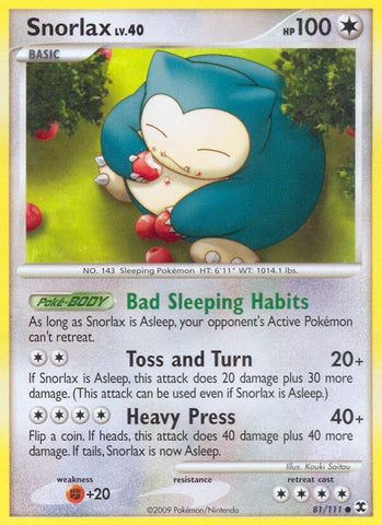 Image for Snorlax (81) (81/111) [Rising Rivals]