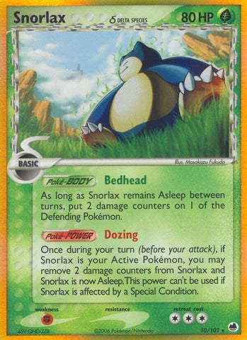 Image for Snorlax (Delta Species) (10/101) [Dragon Frontiers]