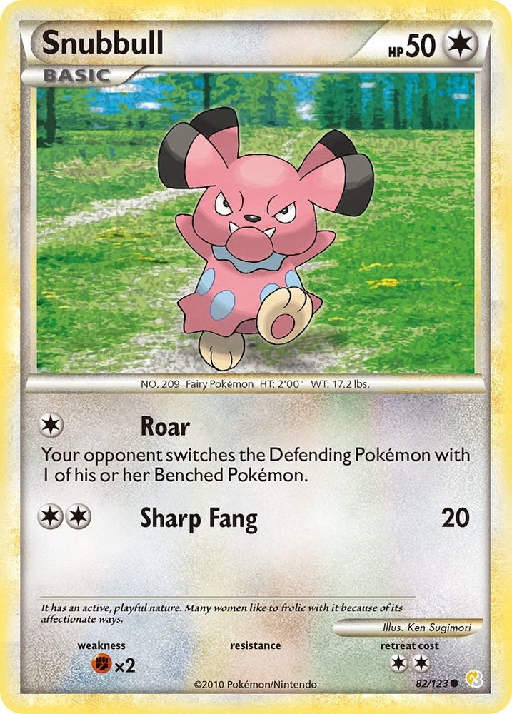 Image for Snubbull (82/123) [HeartGold SoulSilver]