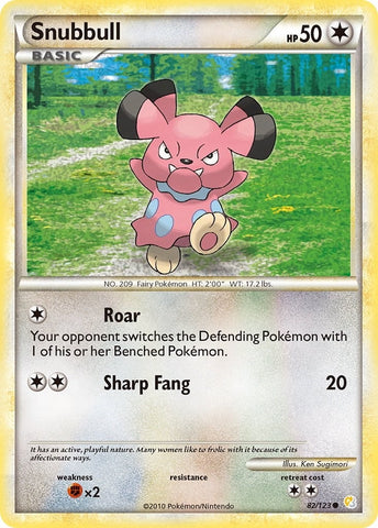 Image for Snubbull (82/123) [HeartGold SoulSilver]