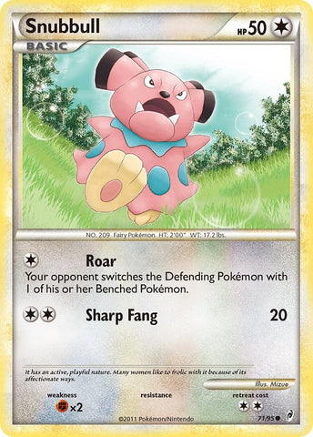 Image for Snubbull (71/95) - Pokemon