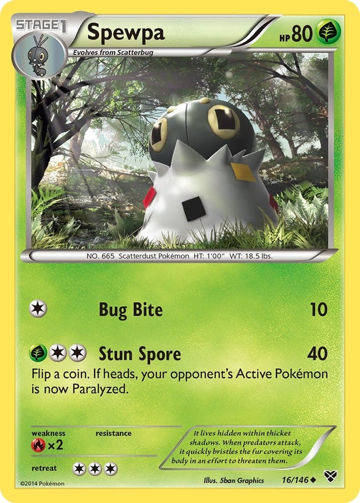 Image for Spewpa (16/146) [XY Base Set]