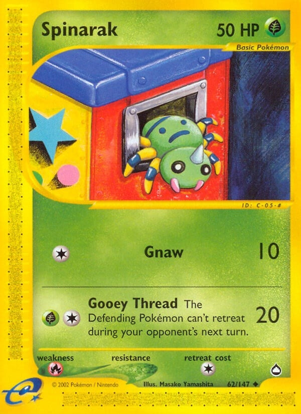 Image for Spinarak (62) (062/147) [Aquapolis]