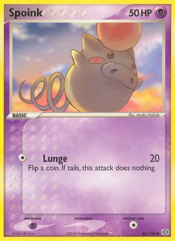 Image for Spoink (66/106) [Emerald]