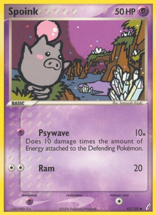 Image for Spoink (62/100) [Crystal Guardians]