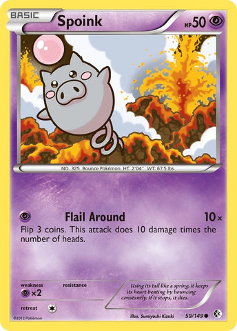 Image for Spoink (59/149) - Pokemon