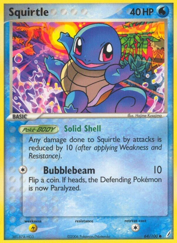 Image for Squirtle (64/100) [Crystal Guardians]