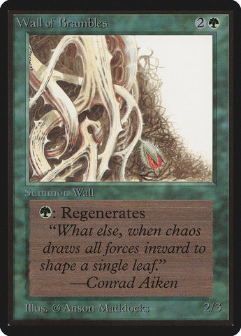 Image for Wall of Brambles - Magic: The Gathering