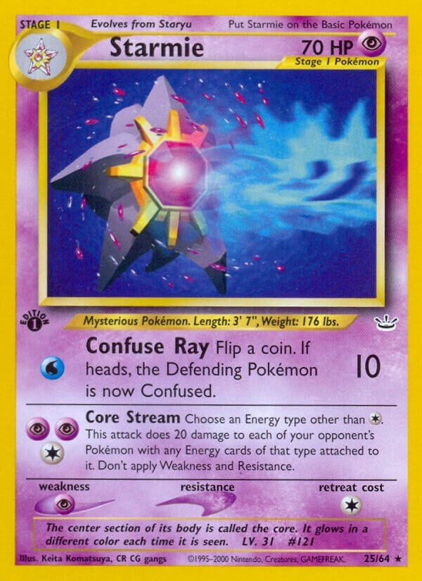Image for Starmie (25/64) [Neo Revelation]