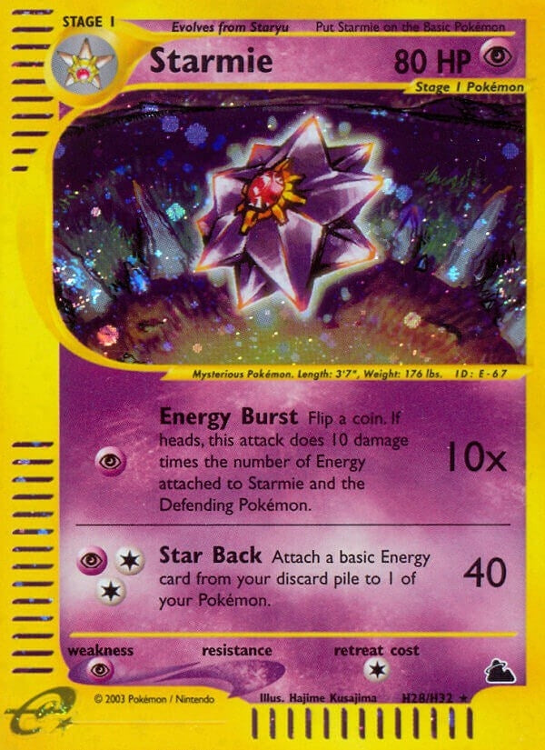 Image for Starmie (H28) (H28/H32) [Skyridge]