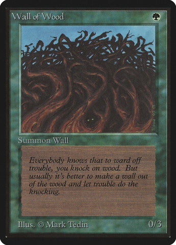 Image for Wall of Wood - Magic: The Gathering