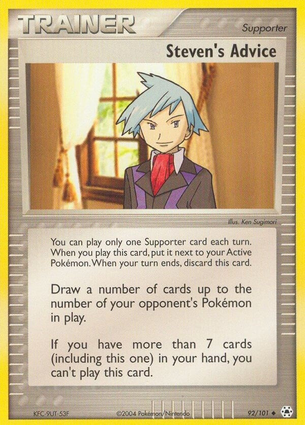 Image for Steven's Advice (92/101) [Hidden Legends]